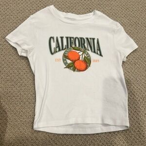 California White Graphic T-Shirt